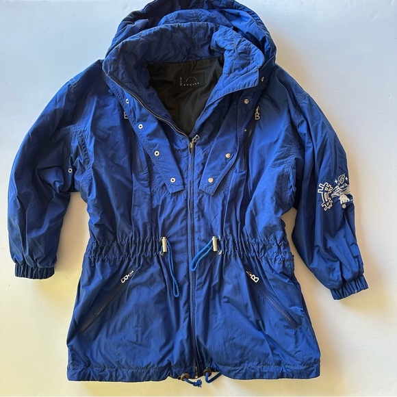 VINTAGE Bogner Embroidered Apres Ski Snow Jacket Vintage Size 12 Modern Small - Picture 1 of 15